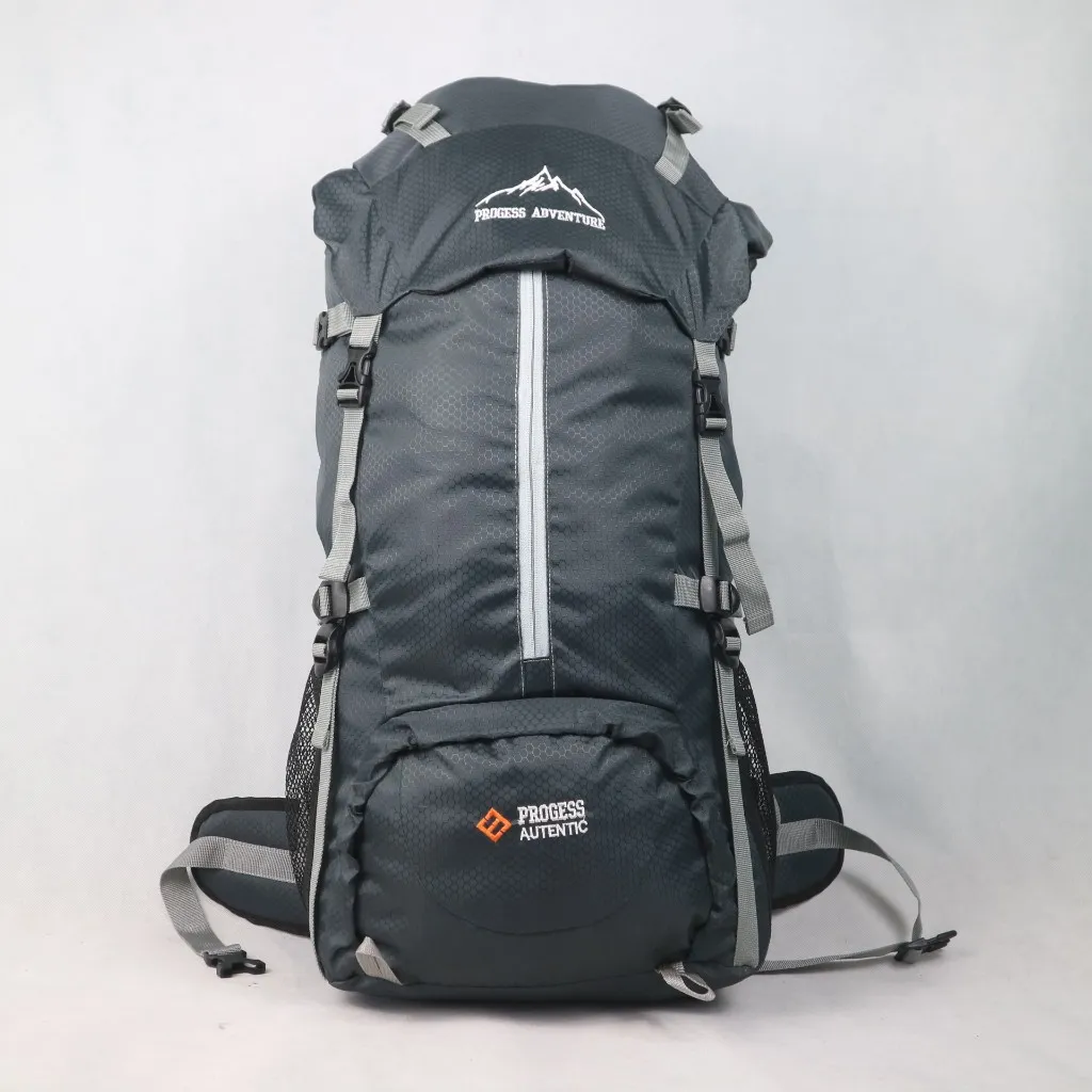 Ransel Gunung Tas Hiking Carrier Camping kpasitas 60Liter Tas Backpack Outdor + jashujan