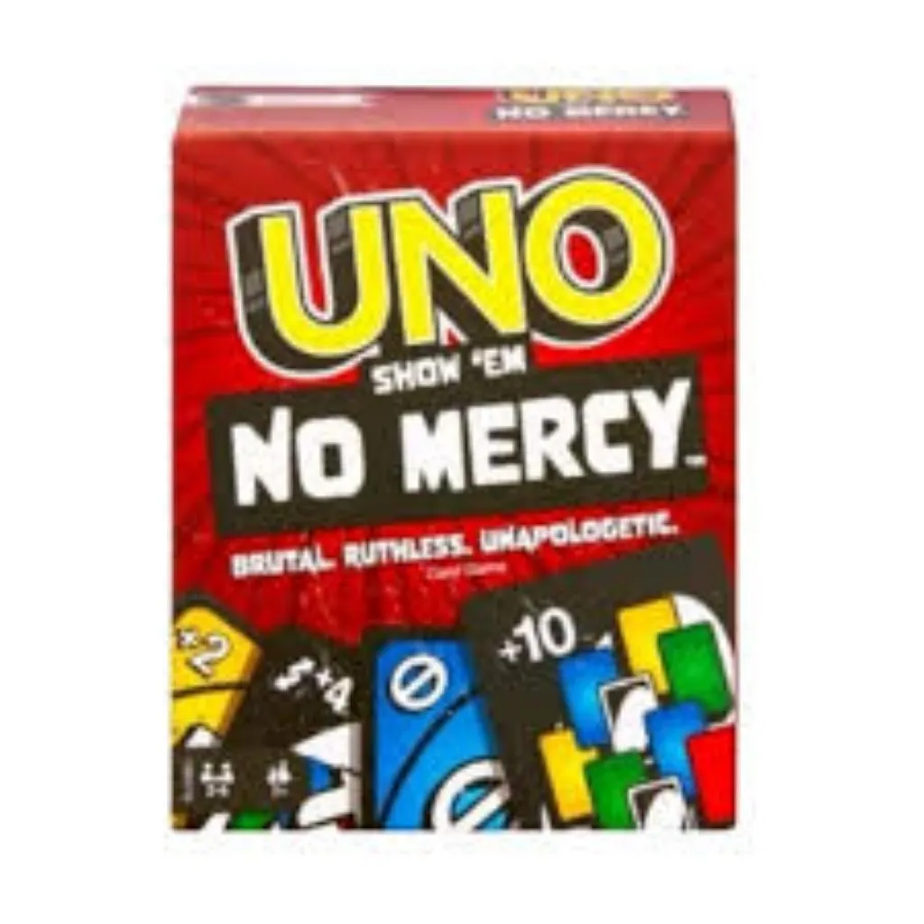 Kartu permainan  Card Game No Mercy Kartu Family Game Uno Show Em` No Mercy - 168 Kartu - Mainan/ Permainan /