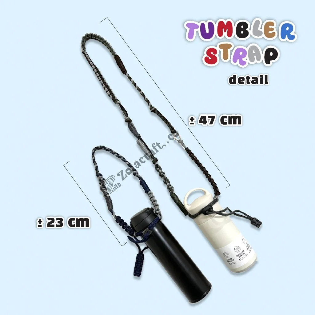 Tas Botol Minum SB8B | Strap Tumbler | Tas Botol | Macrame | Tas Botol Minum Aesthetic