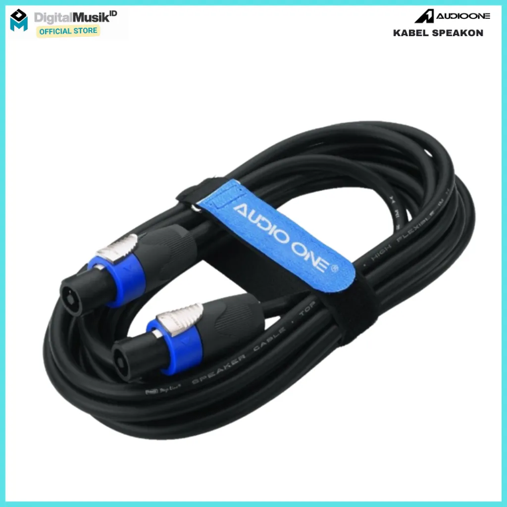 Kabel Speaker Audio 2 Jack Speakon To Speakon Low Noise | Kabel Tembaga 2x2,5mm Siap Pakai I DM