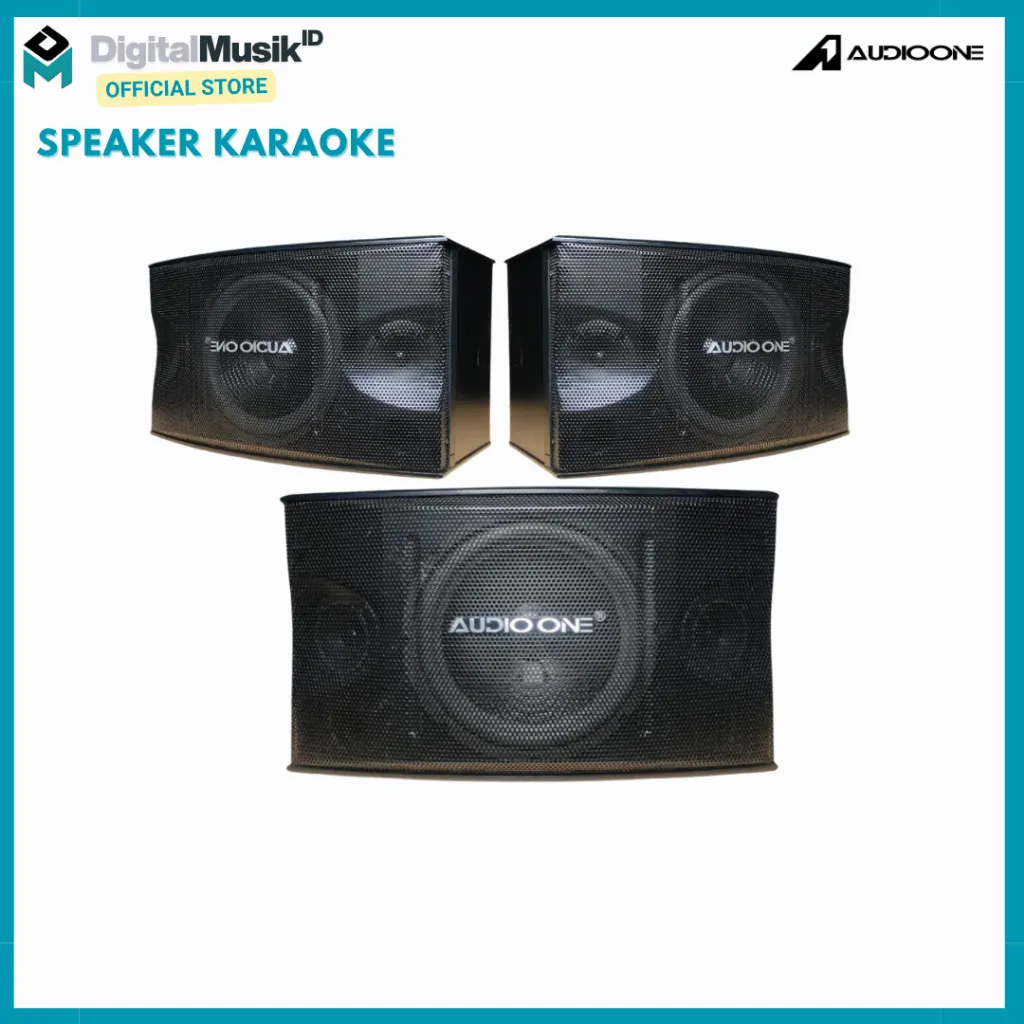 AUDIO ONE Speaker Music Karaoke Series Pasif Tipe 108, 110. 112, Ukuran 8 10 12 inch | DIGITAL MUSIK