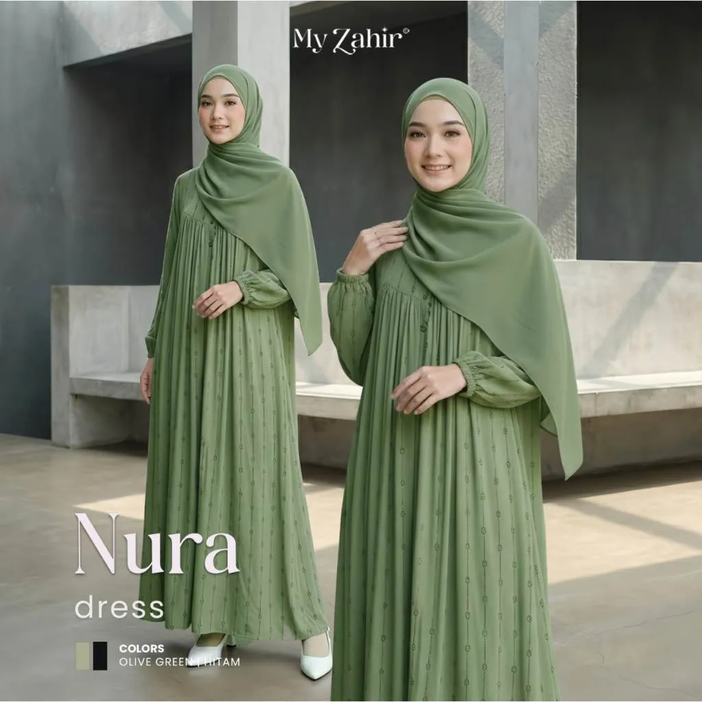 Gamis - Gamis Ibu Ibu Terbaru - My Zahir Official Shop - Nura Dress