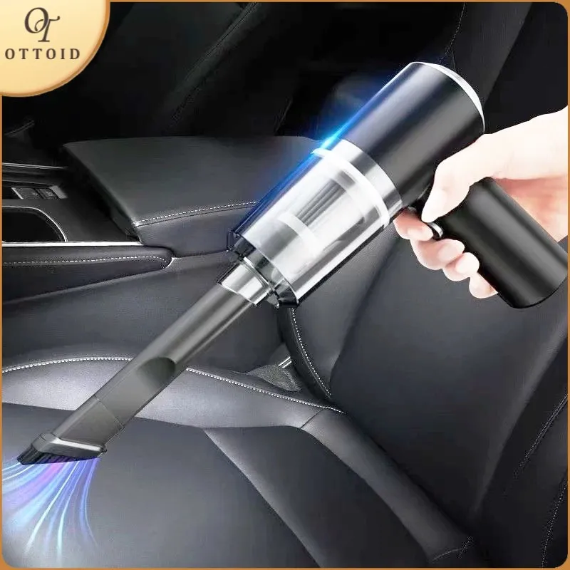 OTTOID Vacuum Cleaner Portable Penyedot Debu Mobil Tenaga Besar Otomatis Penuh