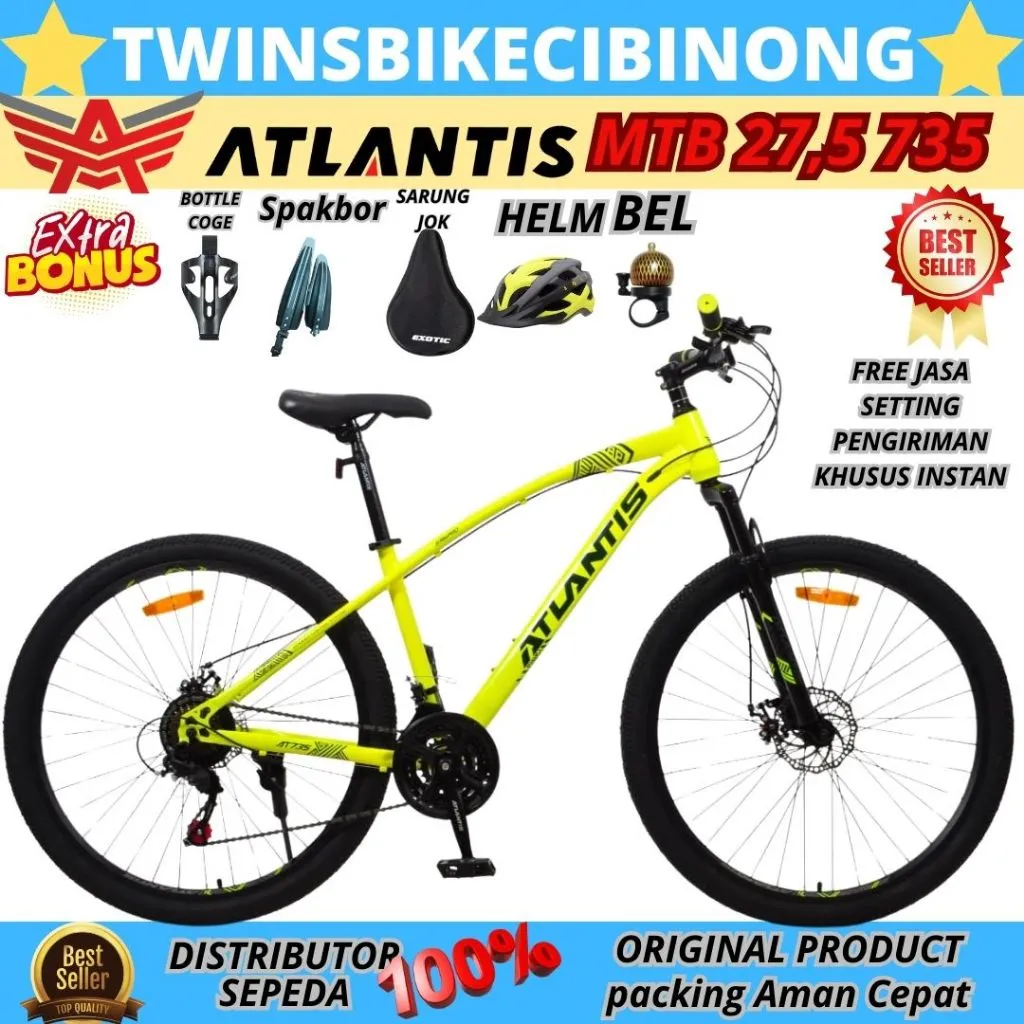 Sepeda gunung MTB 26/27,5 ATLANTIS Odessy 730 21Speed NEW