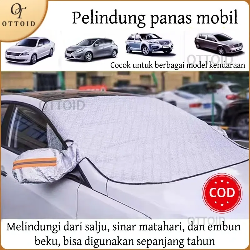 Pelindung Kaca Mobil Anti Panas Penutup Mobil Anti Debu Magnetik Pelindung Mobil Anti Uv Tahan Lama