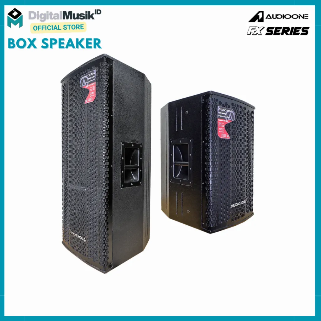 AUDIO ONE Box Kosong 10 - 15 Inch RX 110 - 215  Speaker Single Double Fullrange Kayu Meranti Kuat