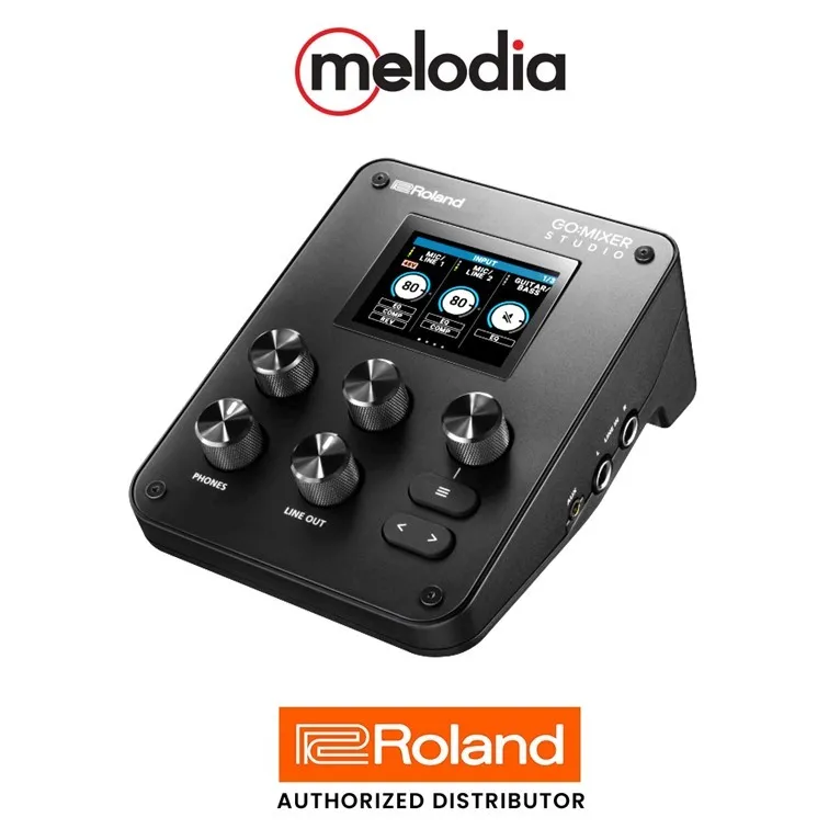 Roland GO:MIXER STUDIO 12ch in 6ch out USB Audio Mixer