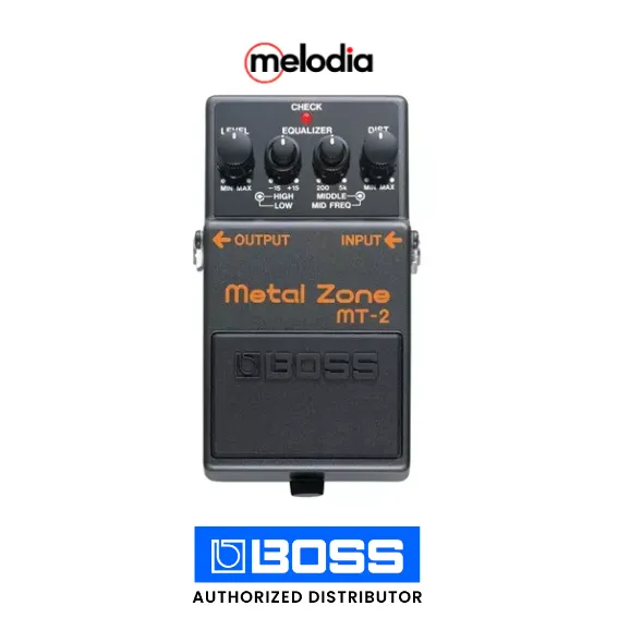 Boss MT-2 Metal Zone Distortion Pedal Efek Gitar