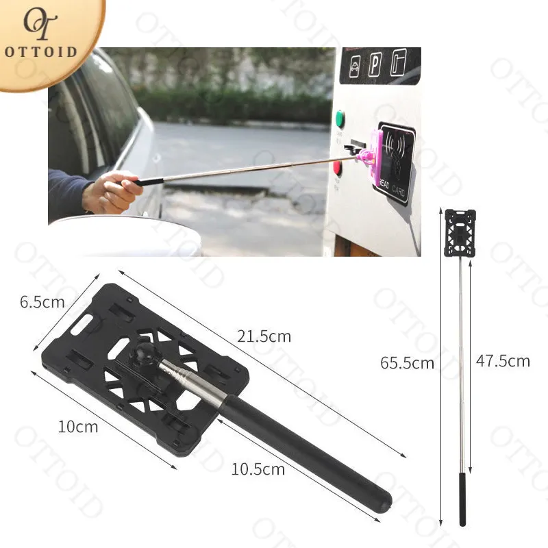 OTTOID Tongkat E Toll Tongkat Toll Tongkat Tol Portabel Tongtol Stainless Telescopic Tongtol Kartu E Toll Tongkat Toll Tongsis Premium Flexibel 
