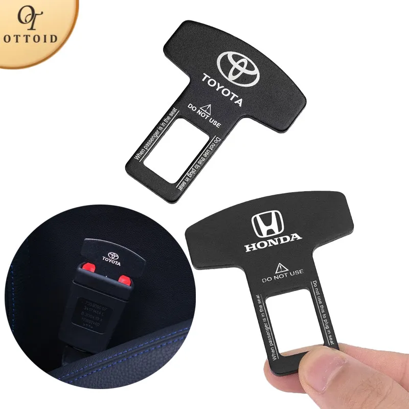 OTTOID Safety Seat Belt Buckle Alarm Buzzer Stopper Stopper Mobil Universal Belt Buzzer Colokan Seatbelt Buzzer