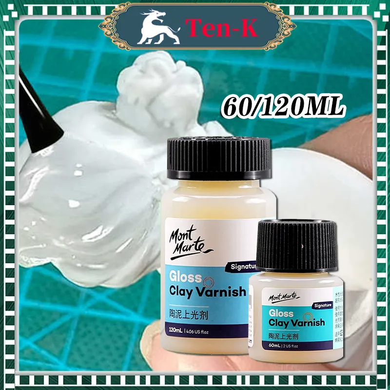 60ml 120ml Gloss Clay Varnish / Varnish Tanah Liat Pottery