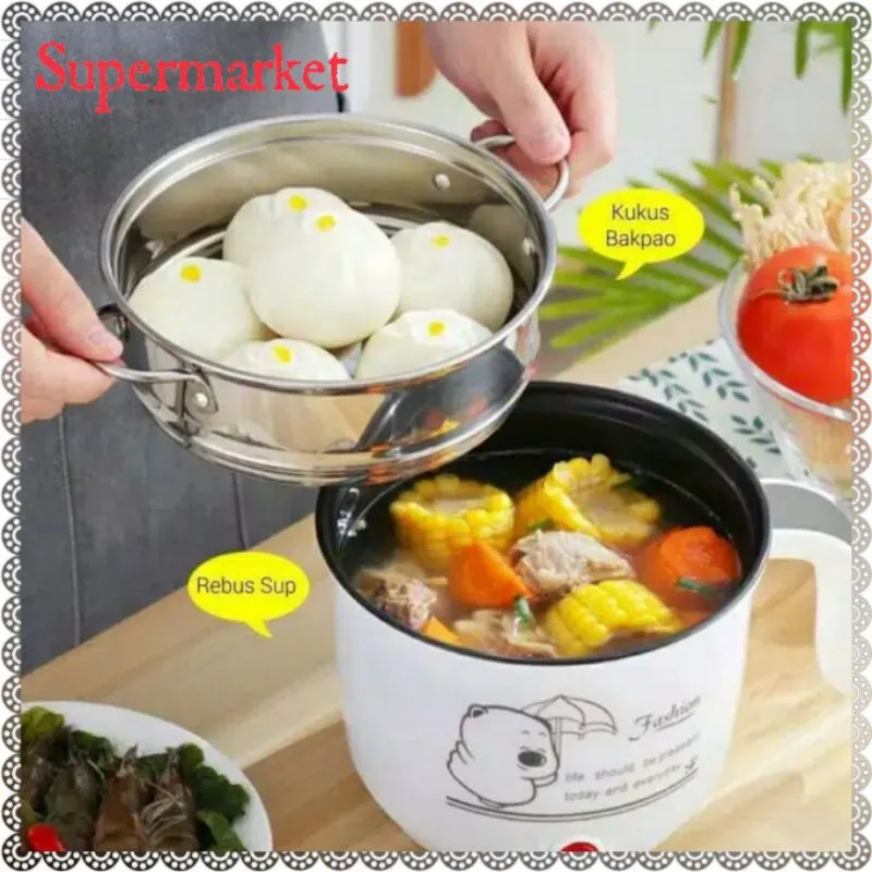 Panci Listrik Serbaguna Multifungsi Elektrik Cooker 1.8L