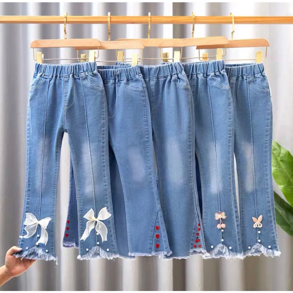 Celana Jeans Anak Perempuan Import Usia 1-10 Tahun Jeans Anak Cewek Import Kekinian Celana Levis Anak Perempuan