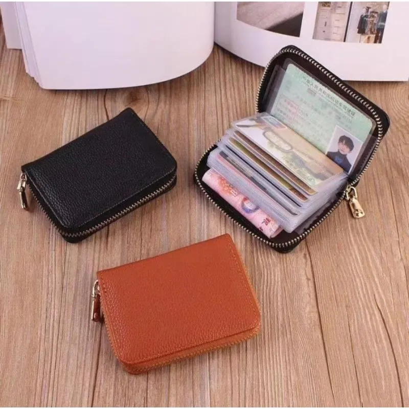 Dompet Kartu Wanita 20Slot kartu 2 slot Tambahan Uang Kerta Lipat Dompet Murah Terbaru