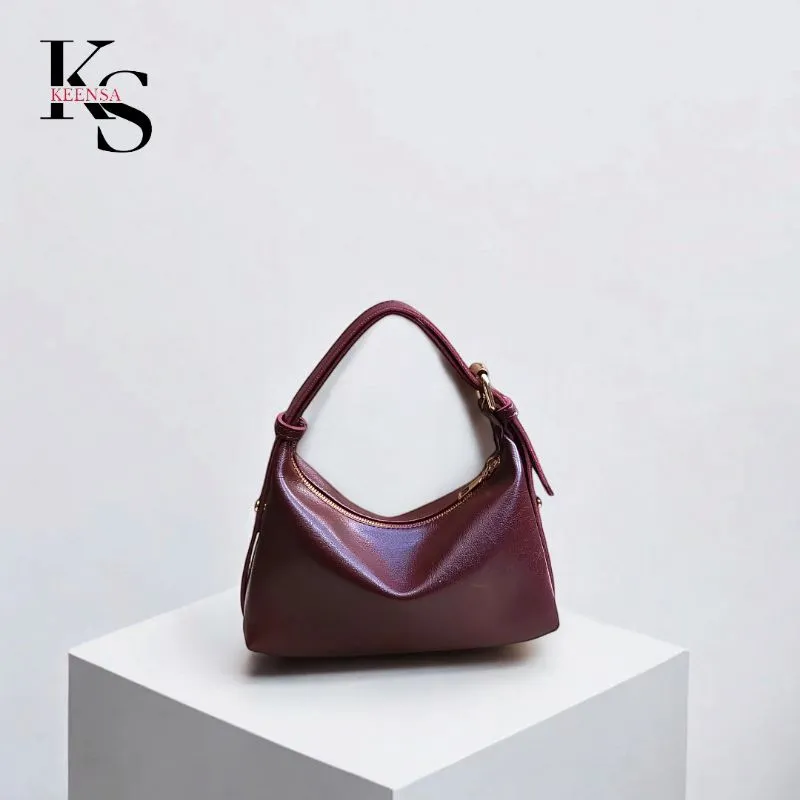KEENSA Tas Wanita 3in1 Yeejin Bag Tas Tangan Retro Wanita Hand Bag Tas Bahu Wanita Shoulder Bag Tas Selempang Wanita Underam Bag Tas Ketiak Mewah Terbaru Kekinian Kulit Hitam