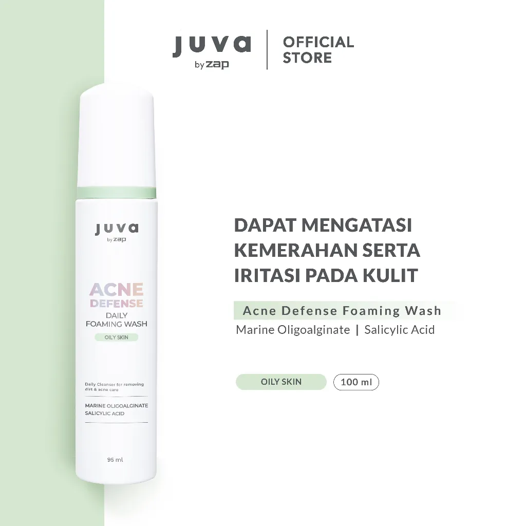 Juva by zap Acne Defense Daily Foaming Wash 95 ml