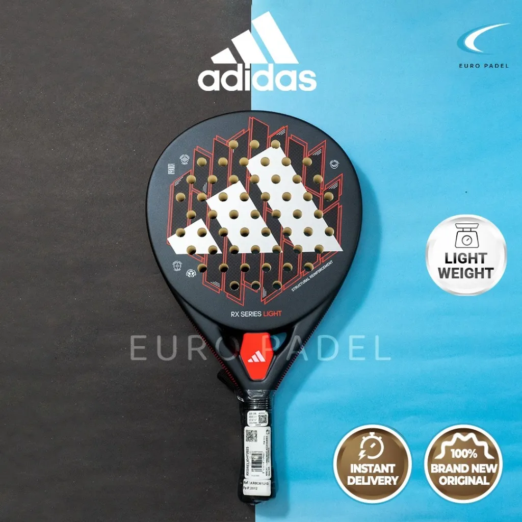 ADIDAS RX SERIES LIGHT Intermediate Round Control Fiberglass Padel Racket Original