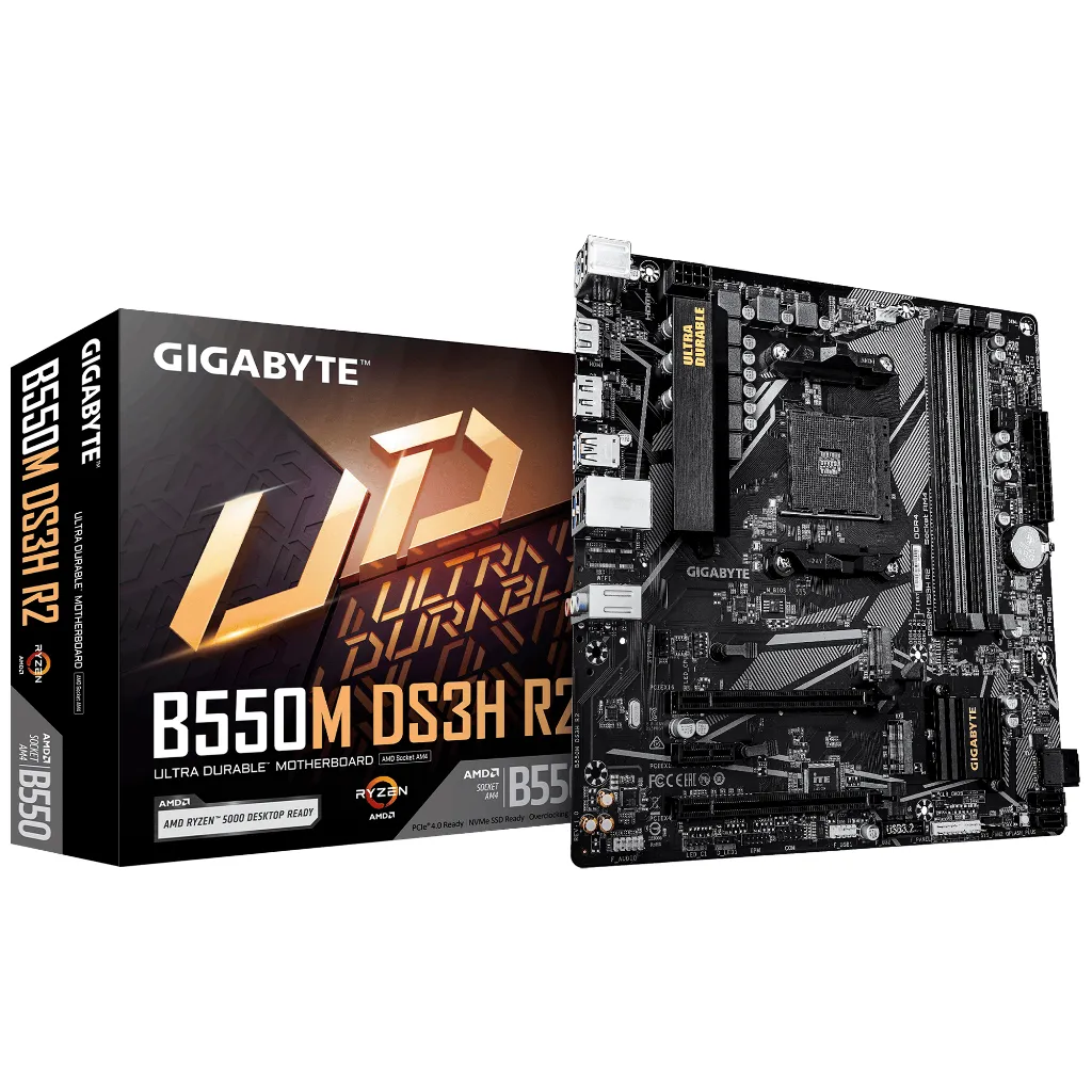 GIGABYTE B550M DS3H R2 (Socket AM4)