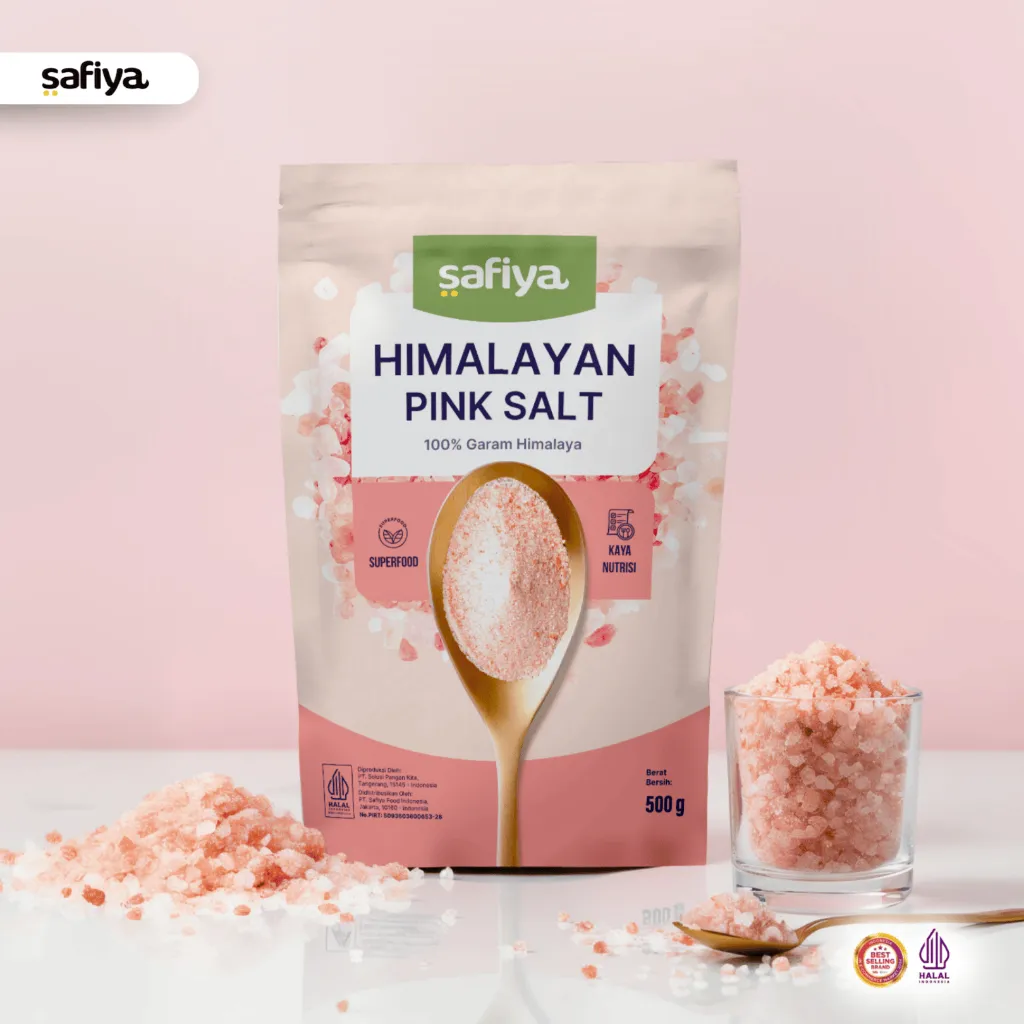 Safiya Garam Himalaya 500 Gram Pink Himalayan Salt Original Premium