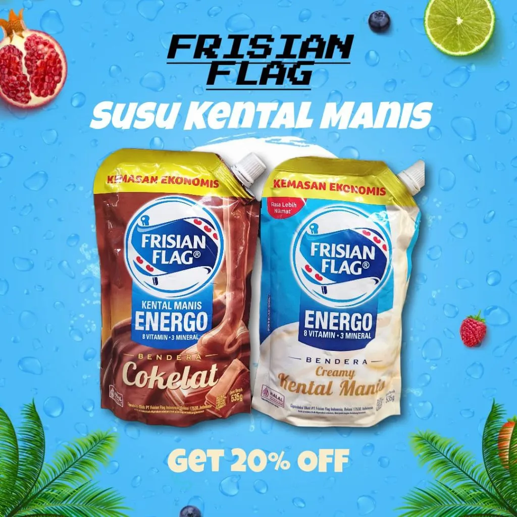 Susu Kental Manis Frisian Flag kemasan 535gr
