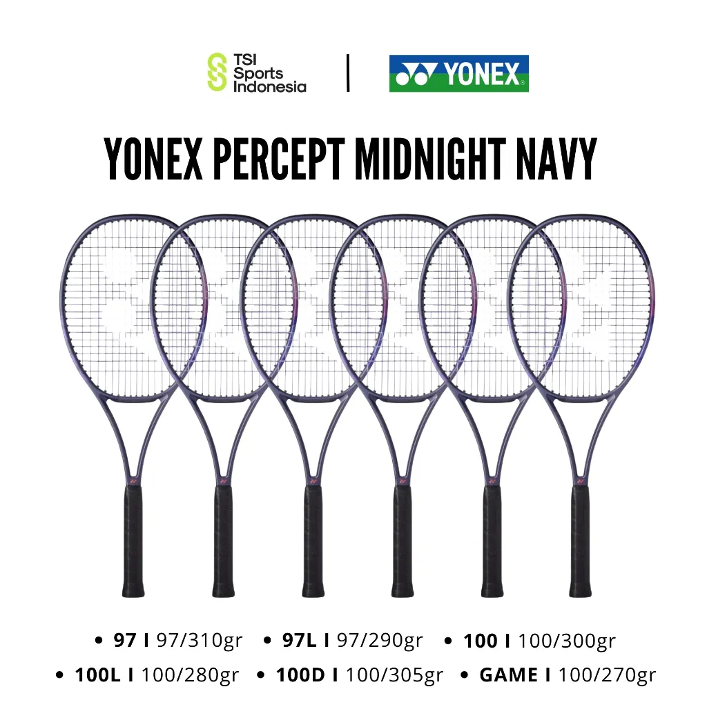 Raket Tenis Yonex PERCEPT 2025 MIDNIGHT NAVY 97 / 97L / 100D / 100 / 100L /  GAME Tennis Racket