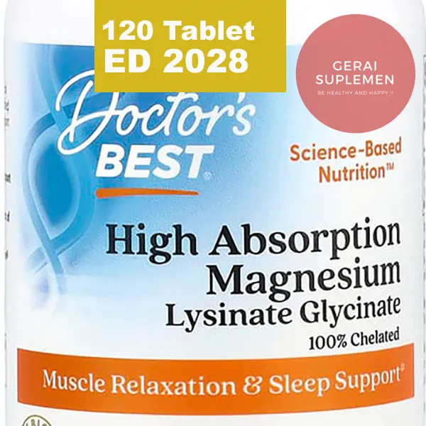 Doctor Best High Absorption Magnesium Glycinate 120 Tablet