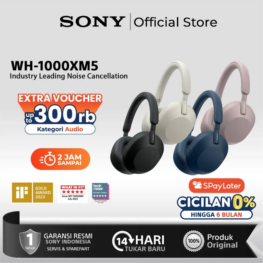 Sony WH 1000XM5 / WH-1000XM5 / WH1000XM5 noise-cancelling headphones
