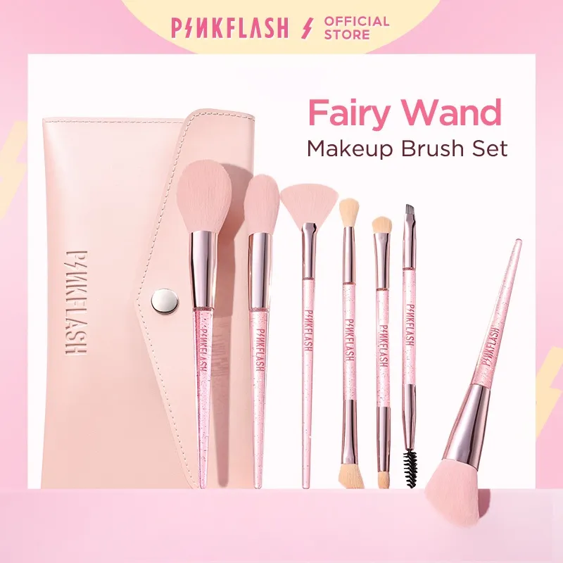 PINKFLASH  Makeup Brush Kuas makeup lengkap Fairy Wand Beauty Brush Makeup Tool Multi-use