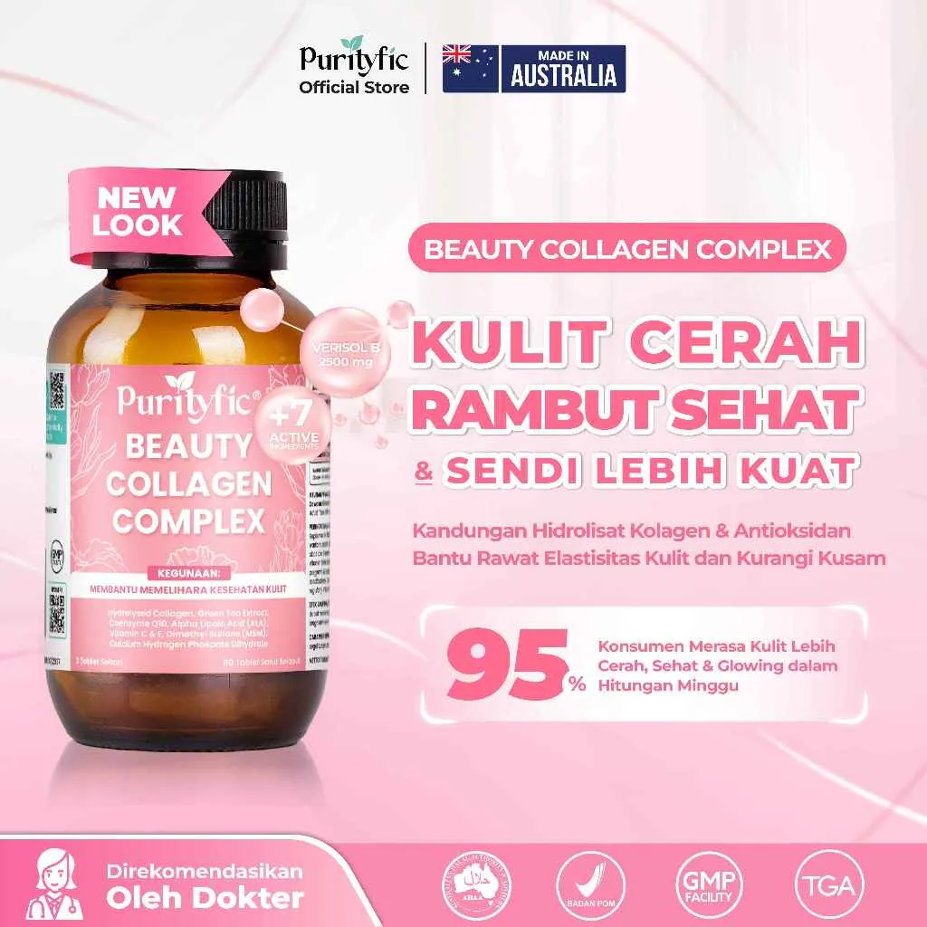 Purityfic Beauty Collagen Complex Vitamin Australia 60 Tablet