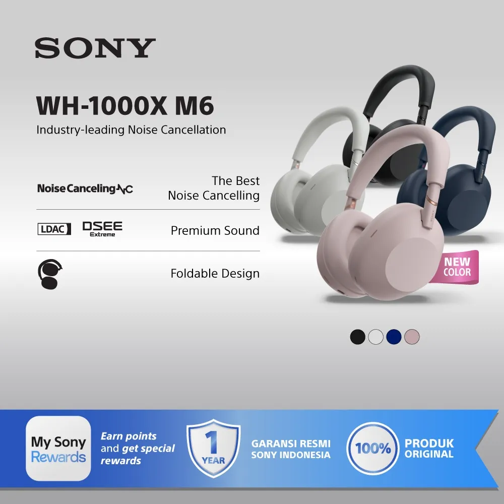 SONY WH-1000XM6 Noise Cancelling  Headphones/ 1000XM6