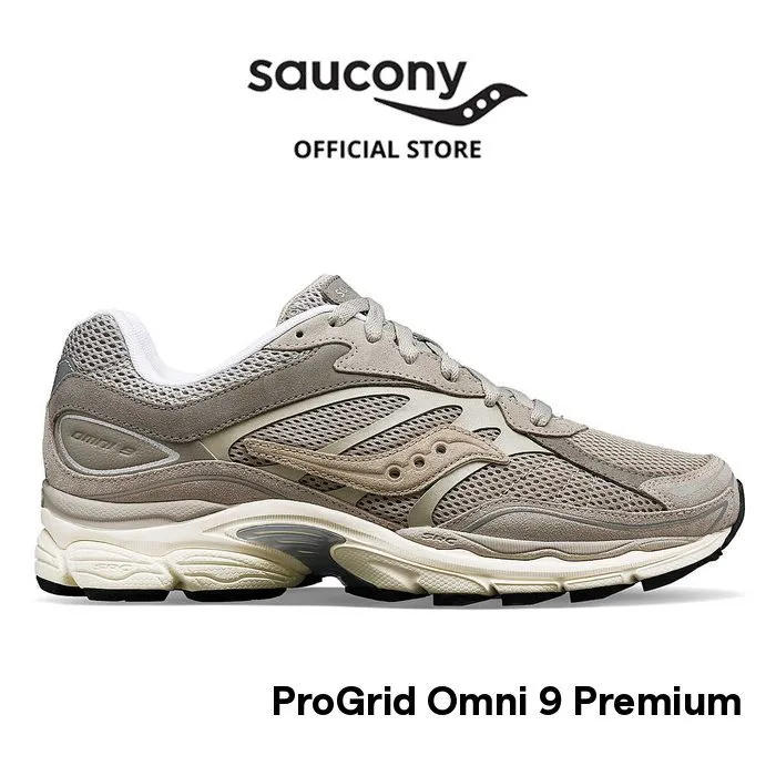 Sepatu Lifestyle Pria dan Wanita SAUCONY Shoes ProGrid Omni 9 Premium - Grey