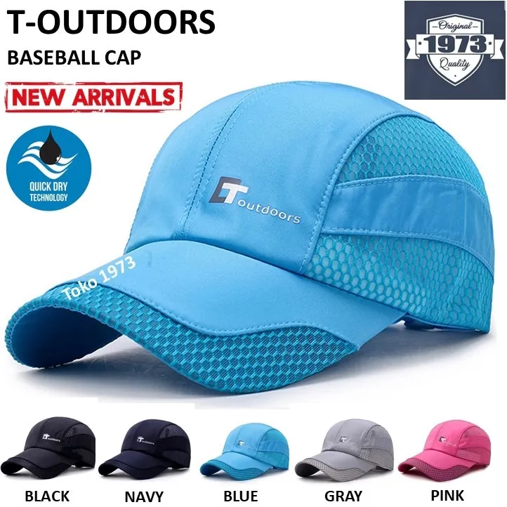 Baseball cap : T-OUTDOORS - Topi Baseball Topi Quick Dry Topi Olah Raga Topi Pria Topi Wanita