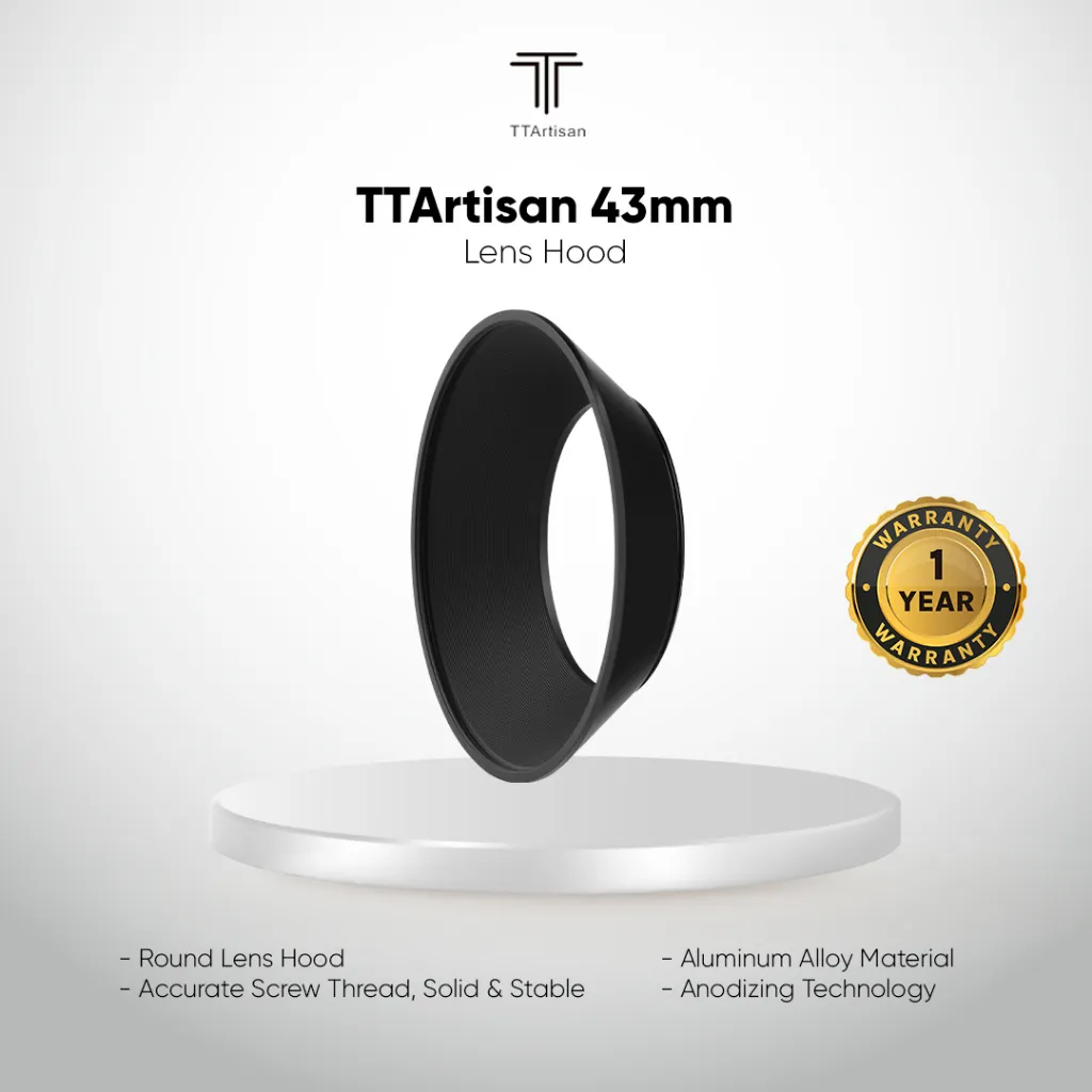 TTArtisan 43mm Aluminium Alloy Lens Hood