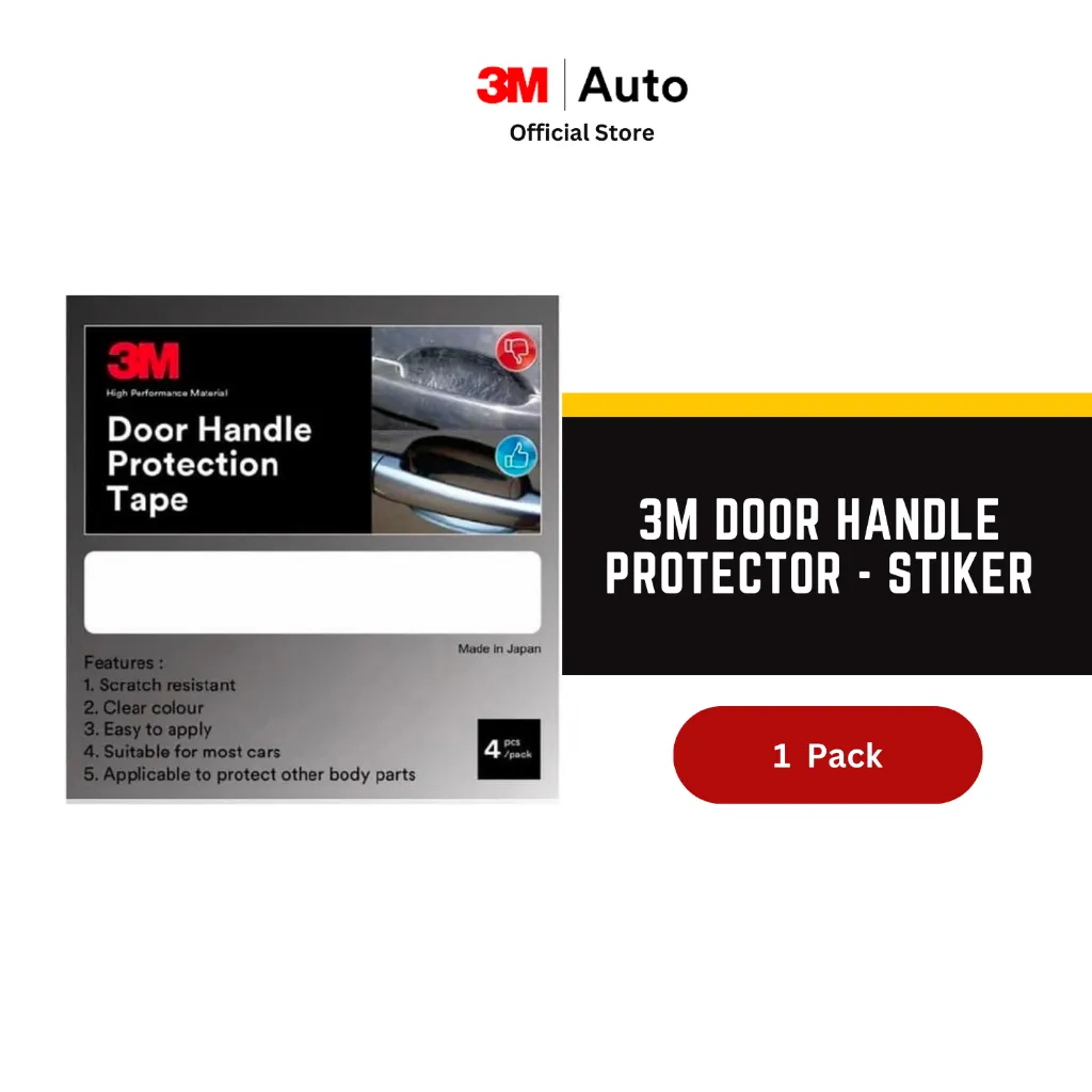 3M Door Handle Protection Tape - 1 Pack - Pelindung Handle Pintu Mobil dari Lecet