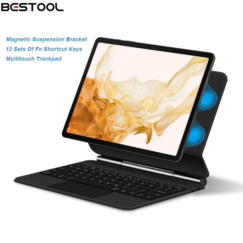 Bestool for Magic Keyboard Case For iPad Pro11 Floating Cantilever Keyboard Cover wireless bluetooth