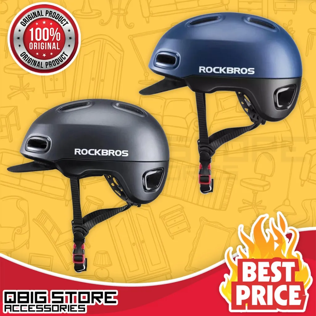 Helm Sepeda ROCKBROS WT-09 Ori / Helm Scooter Helmet Bicycle Helm Sepeda