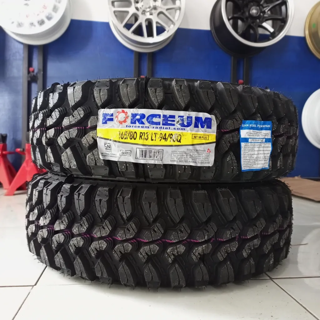 Ban Mobil Ragi Tahu Ring 13 Ukuran 165 80 R13 Forceum MT Cocok Buat Jalanan Lumpur