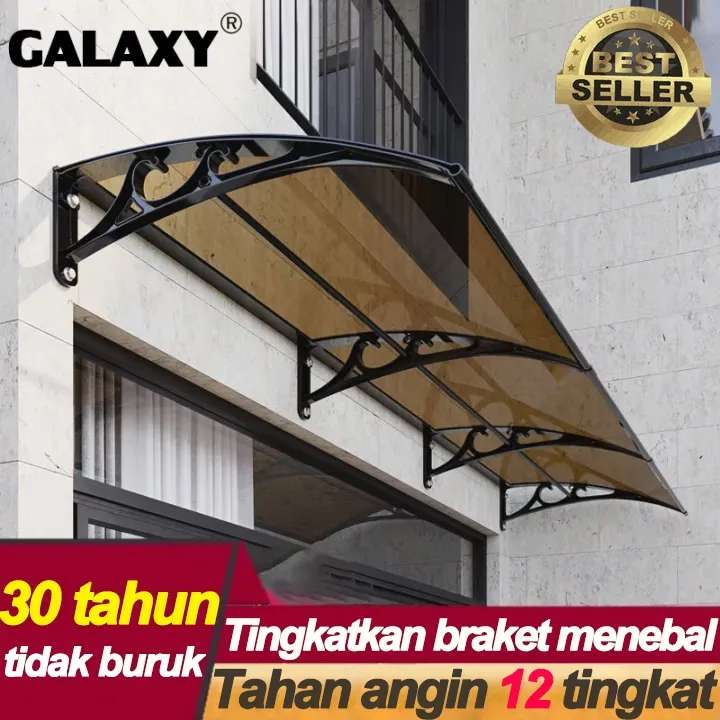 GALAXY Canopy Kanopi atap Atap Transparan 60*100 100x150 Cm