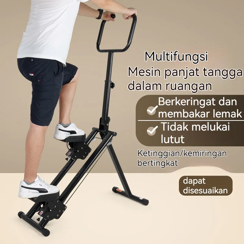 Mesin Panjat Tangga Multifungsi Di Peralatan Kebugaran Panjat Situ Tangga Pendaki Stepper /Alat Pelangsing Perut/Peralatan Kebugaran Kardio Lipat