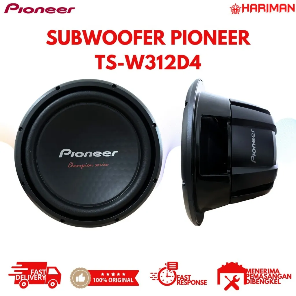 Subwoofer 12 Inch Double Coil Pioneer TS-W312D4