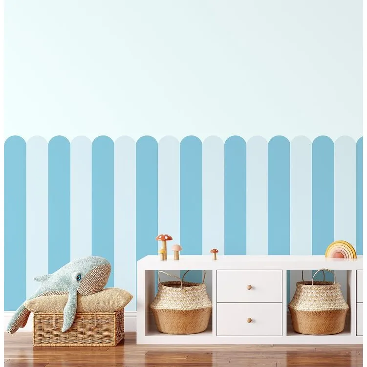 Sticker Pagar Wallpaper Dinding Pagar Wallpaper Pagar Dinding Kamar Anak 2 Warna