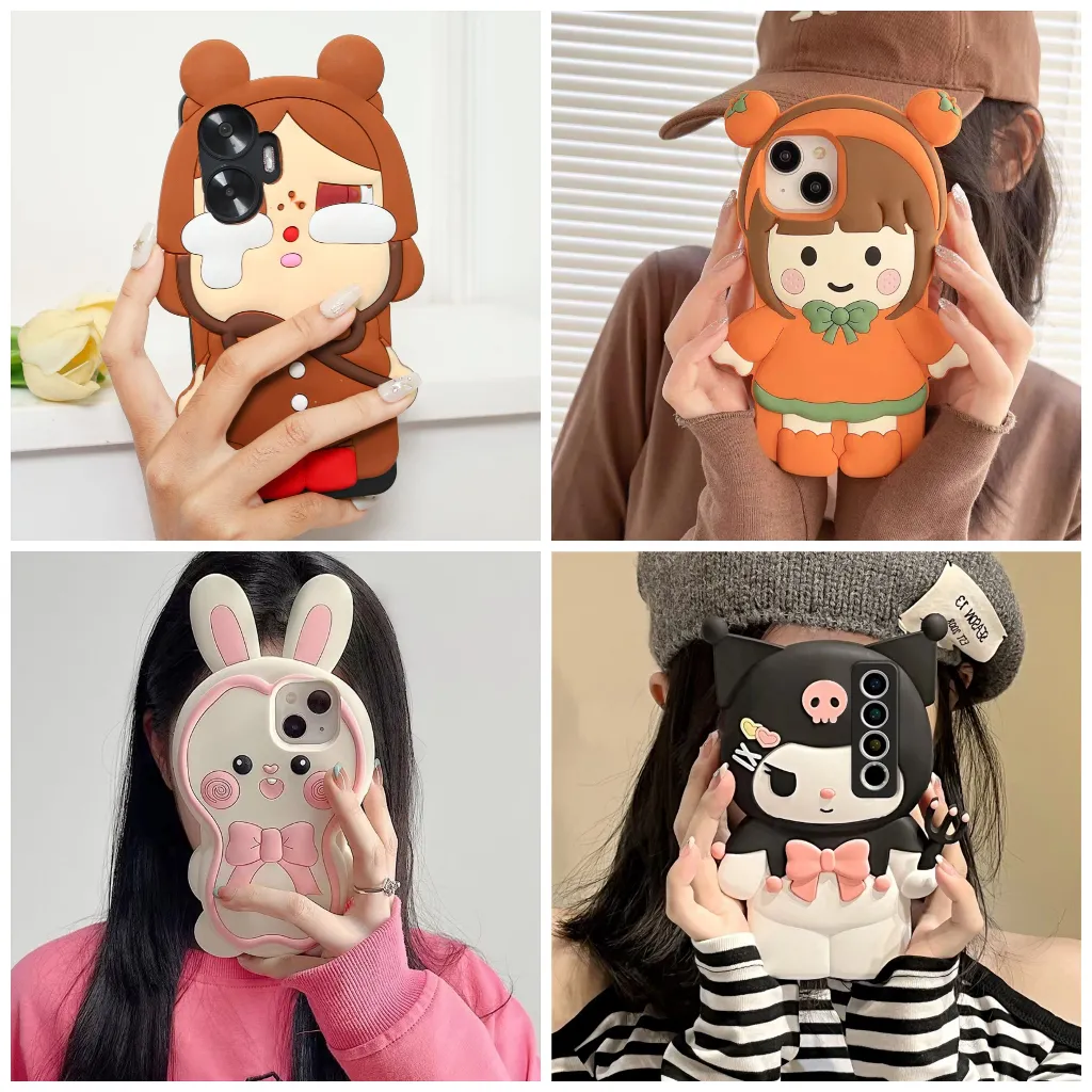 Casing Hp Rubber Unicorn Case Xiaomi Oppo Vivo Realme Samsung Iphone Infinix