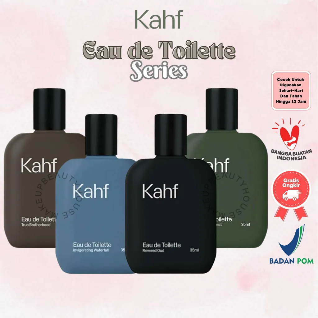 KAHF Men Eau de Toilette 35ml - Parfum Pria Tahan Lama