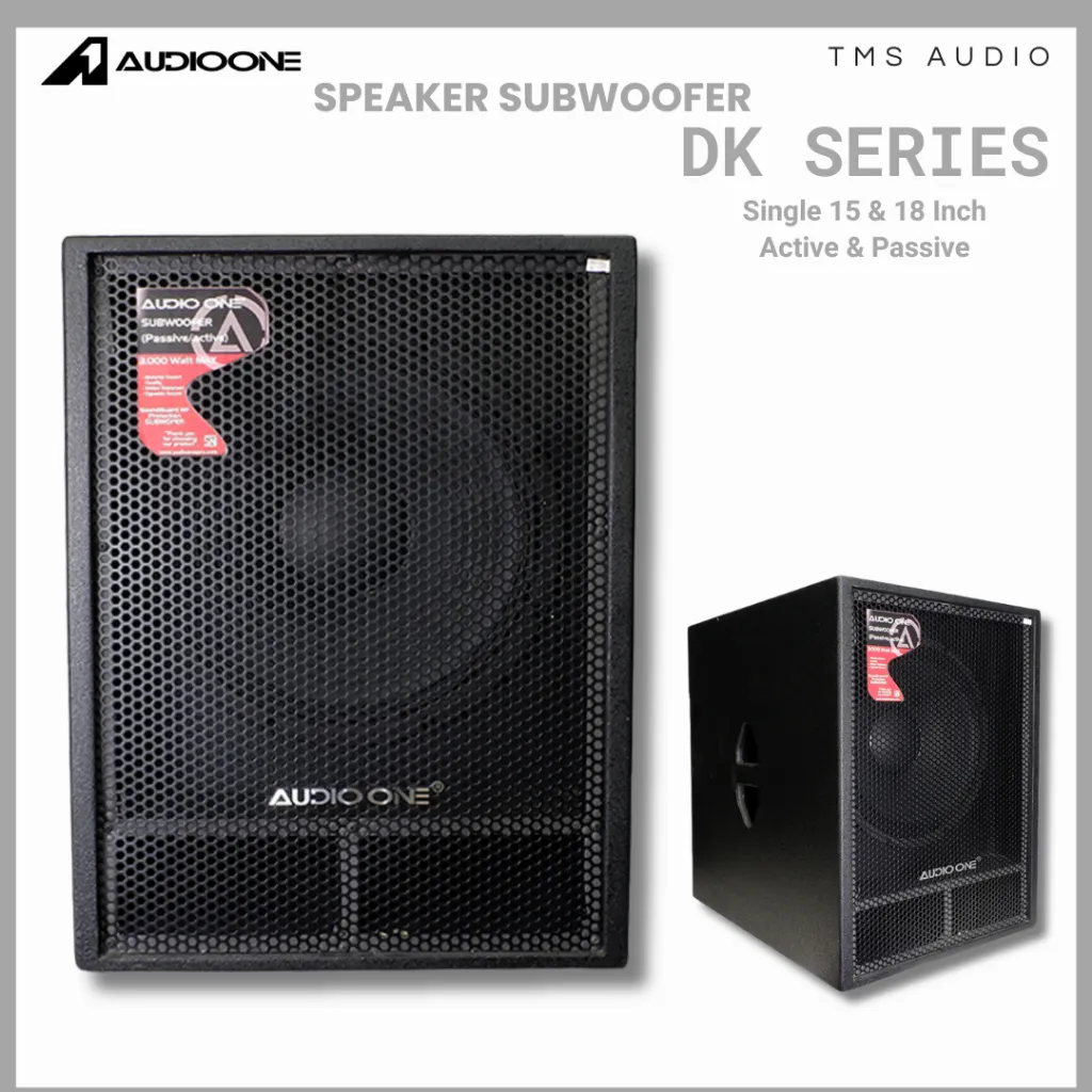 Speaker Subwoofer Aktif Pasif 15 inch 800 Watt Audio One DK 115 Original Garansi Resmi | TMSAUDIO