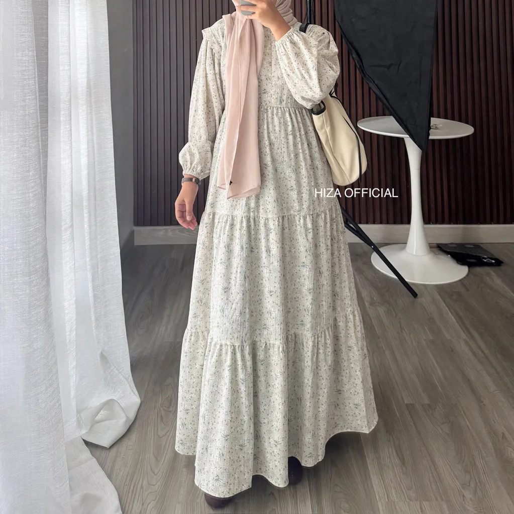 HIZA - Riyani Dress | Dress wanita Terlaris | Dress Busui frendly