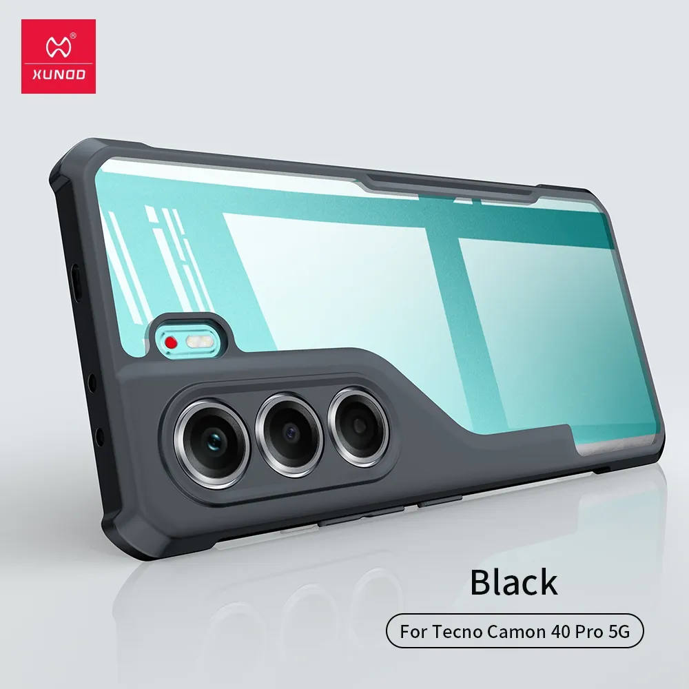 XUNDD Case Untuk Tecno Camon 40 Pro 5 6.78 inch Case Shockproof Slim Transparan Casing Belakang