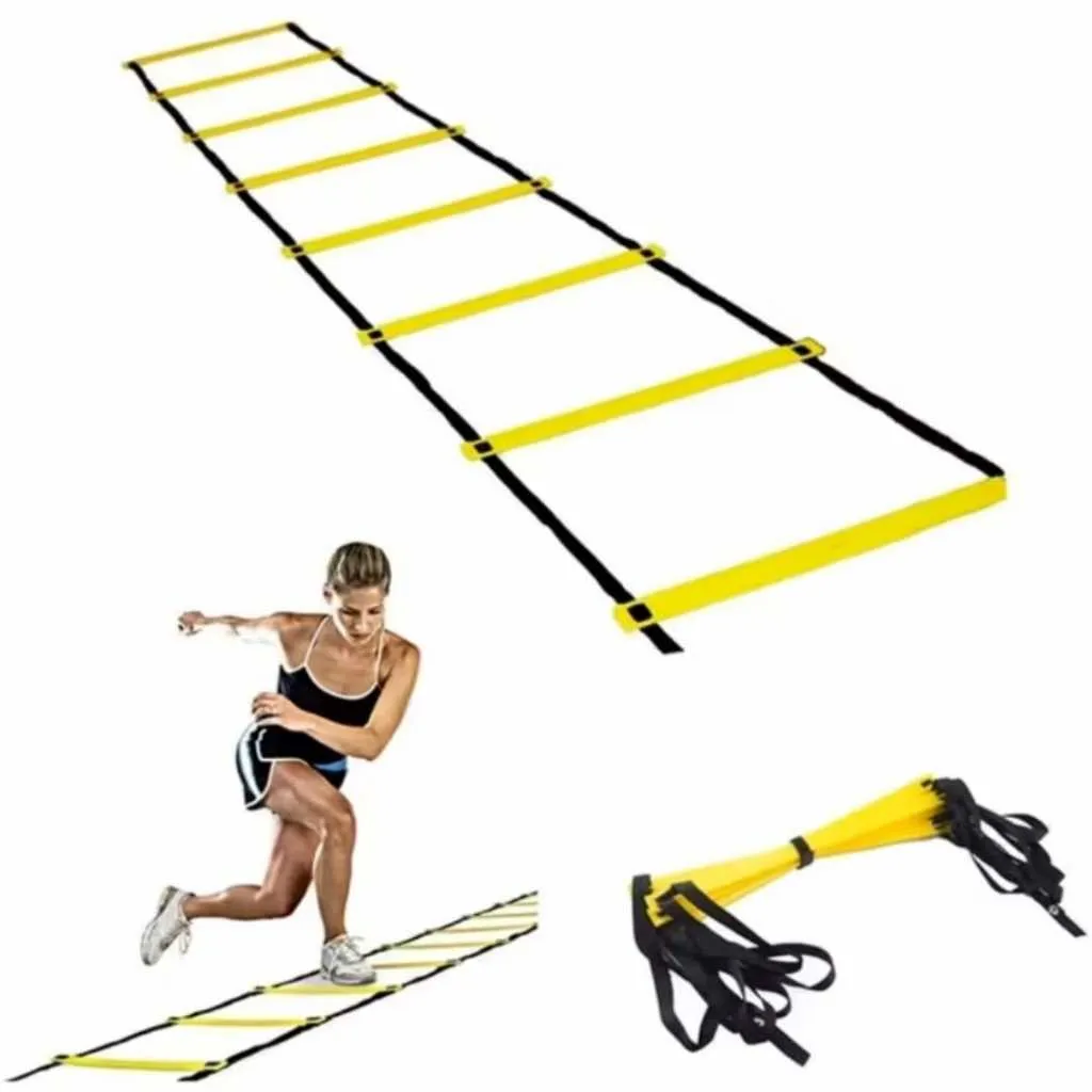 Agility Ladder / Tangga Tali Nilon Untuk Latihan Kecepatan /  Kelincahan / 4,6,8 Meter BNAGLT 01