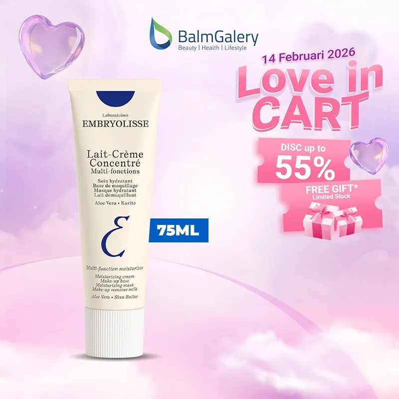 BALMGALERY Embryolisse Lait Creme Concentre 75ml Ori Miracle Cream 6iN1 Makeup Base Primer Pelembab Moisturizer Wajah Makeup Cleanser Remover Masker Suncare Cream After Shave Rekomendasi MUA dan Artist Hollywood 1x