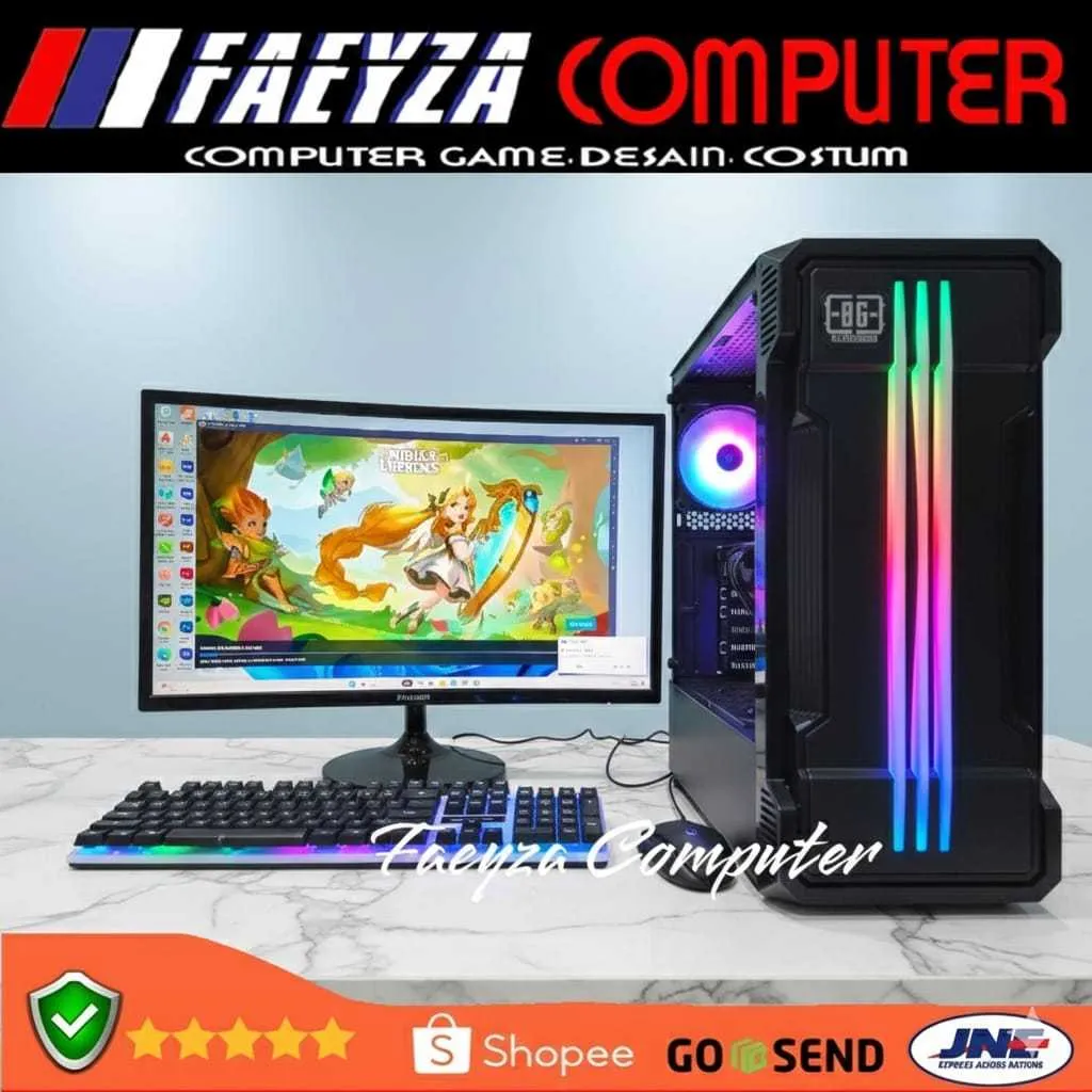 CPU PC GAMING RYZEN 7 5700G VGA RADEON VEGA GRAPHICS SSD 256GB FULLSET