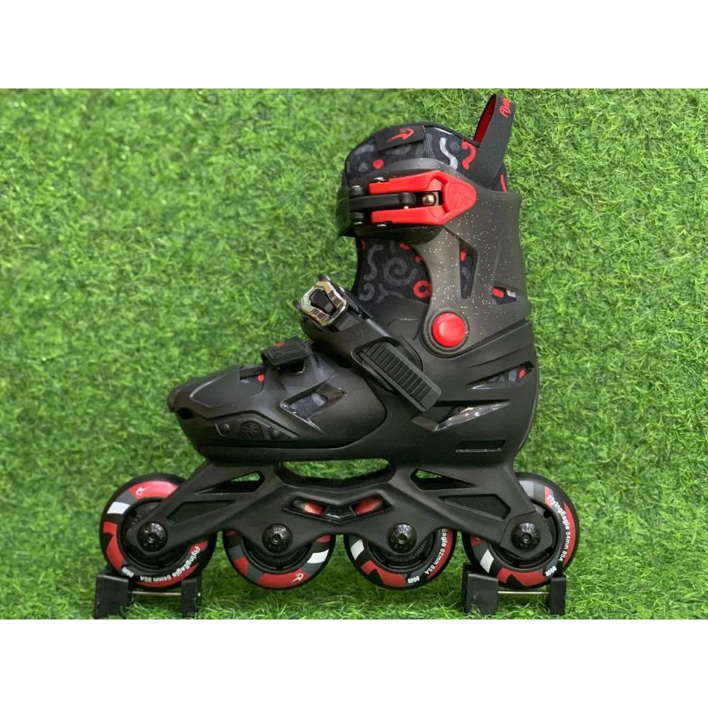 Sepatu Roda Inline Skate Flying Eagle New S3+ Cosmo Black